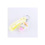 Bimotif 3 Boyutlu Silikon Anahtarlık, Hello Kitty, Sarı