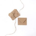 Bimotif 50 Adet Kraft Minik Zarf