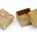 Bimotif 5x5x3 5 Adet Kare Kraft Kutu