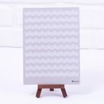 Bimotif A5 2 Sayfa Dantel Motifli Gri Sticker Seti