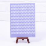 Bimotif A5 2 Sayfa Dantel Motifli Mor Sticker Seti