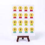 Bimotif A5 2 Sayfa Renkli Rozet Sticker Seti