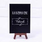 Bimotif Black Handmade Natural 12x17 cm 2 Adet Not Kartı