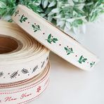 Bimotif Holly 1.5 cm 5 mt Pamuk Şerit
