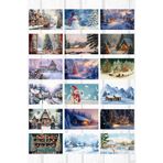 Bimotif Karışık 10 adet yılbaşı kartpostal seti (Simsiz)