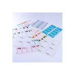 Bimotif Karışık 25 çeşit (25 sayfa) isimlik okul etiketi sticker seti Tek Ebat