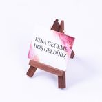 Bimotif Kına Geceme Hoş Geldiniz 6.5x8.5 cm 10 Adet Tebrik Kartı