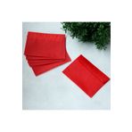 Bimotif Kırmızı 11.5x16.5 cm 10 Adet Transparan Zarf