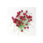 Bimotif Mini Telli Berry Kırmızı 10 Adet Süs