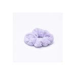 Bimotif Peluş Saç Tokası, Lila