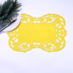 Bimotif Sarı Keçe Flower 27x44 cm 1 Adet Amerikan Servis