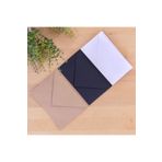 Bimotif Standart 13x18 cm 15 Adet Kraft + Beyaz + Siyah Zarf Seti