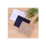 Bimotif Standart 13x18 cm 6 Adet Kraft + Beyaz + Siyah Zarf Seti