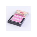 Bimotif Takma Tırnak, 12li Degrade Premium Set, Fuşya