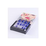 Bimotif Takma Tırnak, 12li Parlak Premium Set, Lacivert