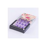 Bimotif Takma Tırnak, 12li Parlak Premium Set, Lila