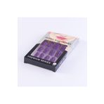 Bimotif Takma Tırnak, Simli 12li Premium Set, Mor