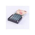 Bimotif Takma Tırnak, Simli 12li Premium Set, Yeşil