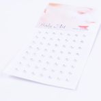 Bimotif Vintage Yuvarlak, Mini 56lı Kristal Yüzvücut Stickerı / Makyaj Taşı, 0.5 Mm / 1 Adet