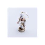 Bimotif Yılbaşı Süsü, Kılıçlı Kurşun Asker, 10 Cm, Beyaz 1 Adet