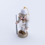 Bimotif Yılbaşı Süsü, Kürekli Kurşun Asker, 10 Cm, Beyaz 1 Adet