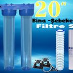 Bina Ve Daire Sayac Saati Icin 3Lu Su Aritma Filtresi 20 Inc
