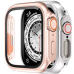 Binano Apple Watch 40mm Ultra Dönüştürücü Kasa ve Ekran Koruyucu Roze Altın