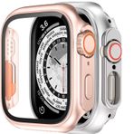 Binano Apple Watch 41mm Ultra Dönüştürücü Kasa ve Ekran Koruyucu Roze Altın