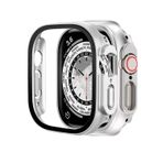 Binano Apple Watch 8 Ultra 49mm Sense Kasa ve Ekran Koruyucu Gümüş
