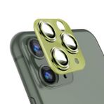 Binano iPhone 11 12 Mini 360 Metal Açık Yeşil Kamera Koruyucu