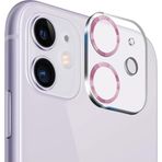 Binano iPhone 11-12 Mini 3D Pro Pembe Kamera Koruyucu