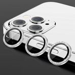 Binano iPhone 11 Pro Max Diamond Gümüş Kamera Koruyucu