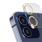 Binano iPhone 12 3D Pro Altın Sarısı Kamera Koruyucu