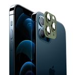 Binano iPhone 12 Pro 360 Metal Kamera Koruyucu Koyu Yeşil