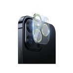 Binano iPhone 12 Pro 3D Pro Açık Yeşil Kamera Koruyucu