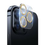 Binano iPhone 12 Pro 3D Pro Roze Altın Kamera Koruyucu