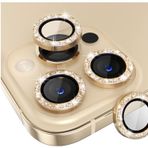 Binano iPhone 12 Pro Diamond Altın Sarısı Kamera Koruyucu