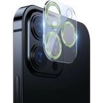 Binano iPhone 12 Pro Max 3D Pro Açık Yeşil Kamera Koruyucu