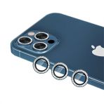 Binano iPhone 13 Pro 13 Pro Max Taşlı Mavi Kamera Koruyucu