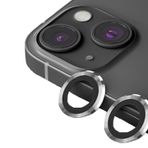 Binano iPhone 14-14 Plus Metal Ring Gümüş Kamera Koruyucu