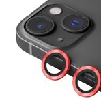 Binano iPhone 14-14 Plus Metal Ring Kırmızı Kamera Koruyucu