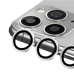 Binano iPhone 14 Pro-14 Pro Max Metal Ring Gümüş Kamera Koruyucu
