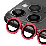 Binano iPhone 14 Pro-14 Pro Max Metal Ring Kırmızı Kamera Koruyucu