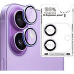 Binano iPhone 17-16-16 Plus Safir Mor Kamera Koruyucu
