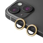 Binano Metal Ring Iphone 15/15 Plus Gold Kamera Koruyucu