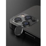 Binano Metal Ring Iphone12 Pro Lens Koruyucu SİYAH