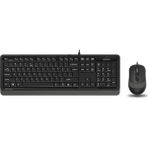 Binbir Göz Bilgisayar A4 Tech F1010 Kablolu USB Standart Gri Q Klavye Mouse