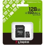 Binbir Göz Bilgisayar Kıngston Canvas Select Plus 128GB Mıcro Sdhc CLASS10 150MB/S Hafıza Kartı SDCS3/128GB