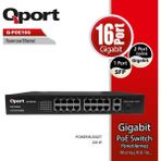 Binbir Göz Bilgisayar Qport Q-POE16G 16 Port 10/100/1000 16 Port Poe 2 Port Uplınk + 1 Sfp 200W Yonetılemez Desktop Swıtch