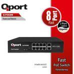 Binbir Göz Bilgisayar Qport Q-POE8M 8 Port 10/100 8 Port Poe 2 Port Uplınk 120W Yonetılemez Desktop Swıtch